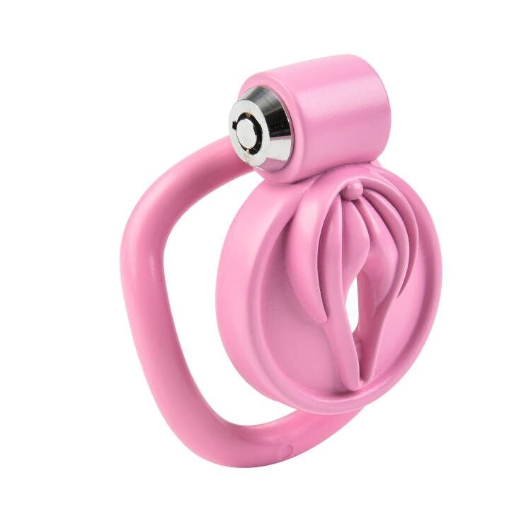 Button Lock Pussy Sissy Chastity Cage - Lovetoys wholesales shop
