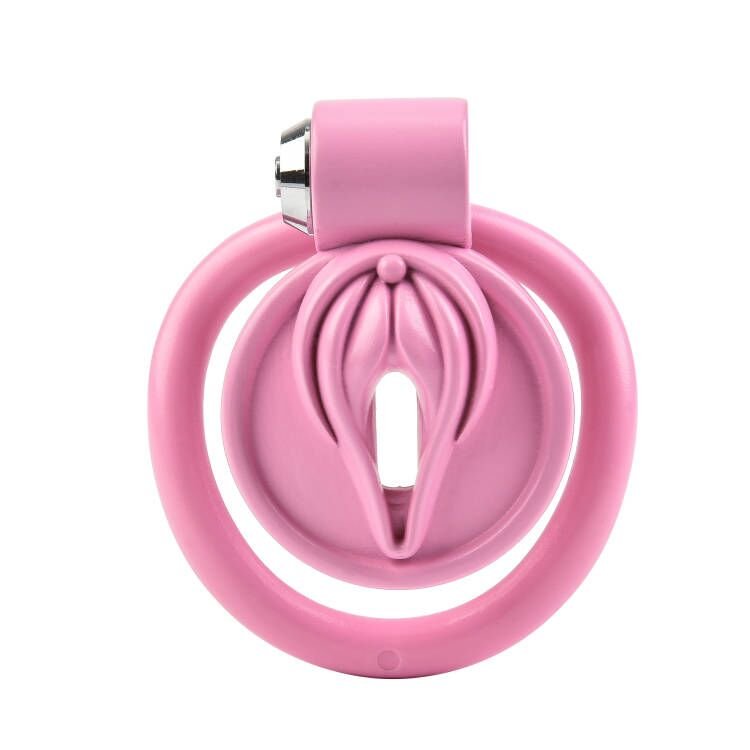 Button Lock Pussy Sissy Chastity Cage - Lovetoys wholesales shop