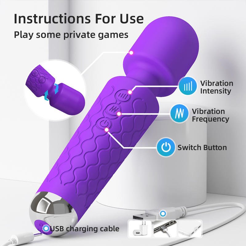 Cheap AV Wand Vibrator Clitoral Stimulus Woman Masturbation Sex Toys - Lovetoys wholesales shop