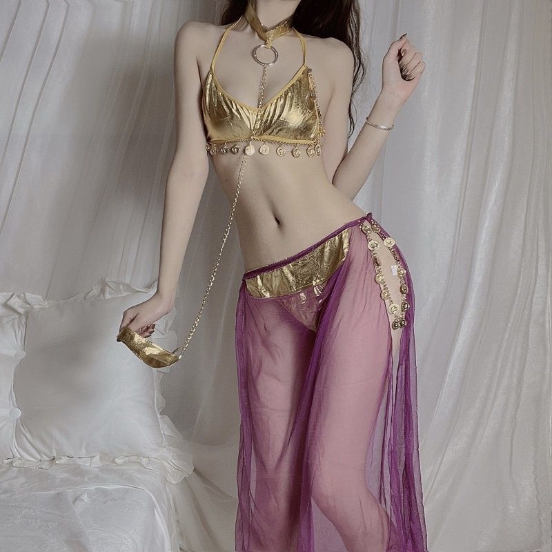 Classy Role Play Exotic Dancer Costume 3pcs Sexy Lingerie - Lovetoys wholesales shop