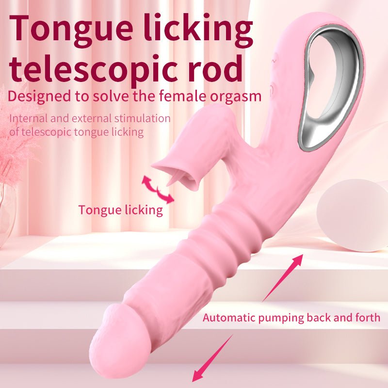 Clit Licking Stretch Vibrator - Lovetoys wholesales shop