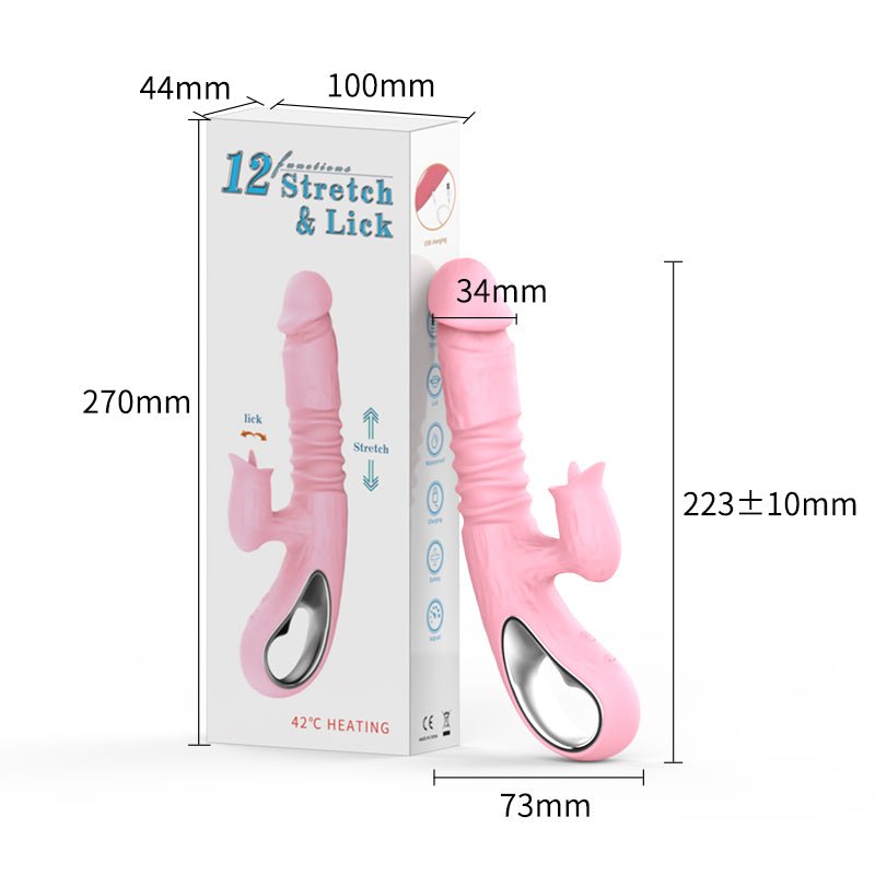 Clit Licking Stretch Vibrator - Lovetoys wholesales shop