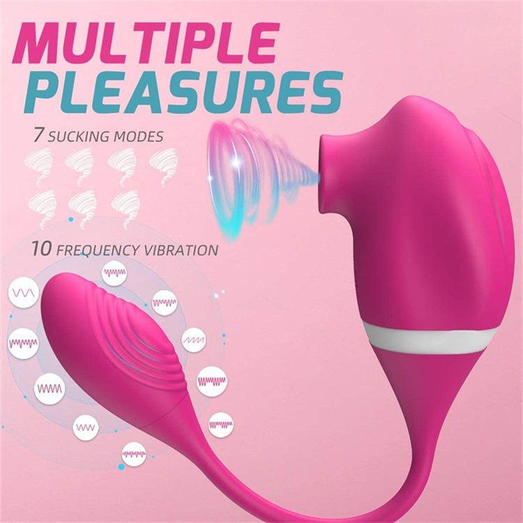 Clit Sucker Clitoris Stimulator Vibrating Love Egg Intimate Women Sex Toys Vibrator - Lovetoys wholesales shop