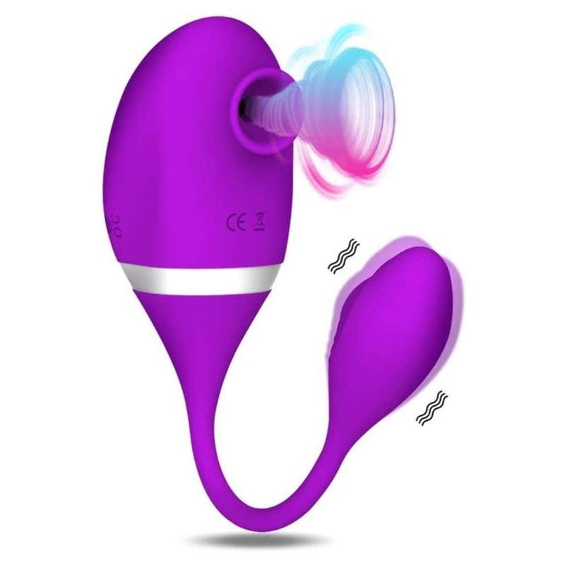 Clit Sucker Clitoris Stimulator Vibrating Love Egg Intimate Women Sex Toys Vibrator - Lovetoys wholesales shop