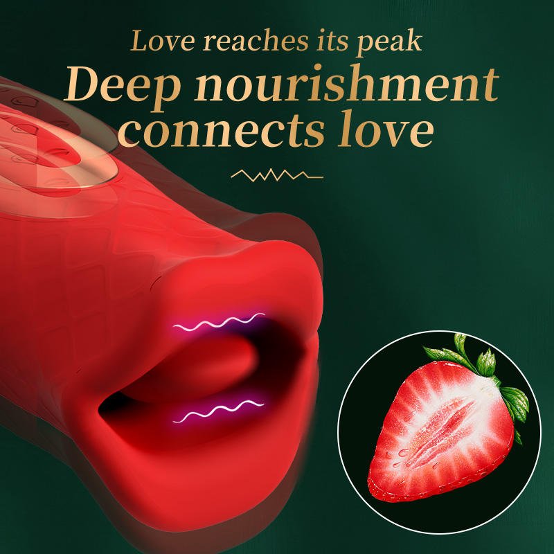 Clit Sucker Nipple Clitoral Stimulator Tongue Rose Vibrator - Lovetoys wholesales shop