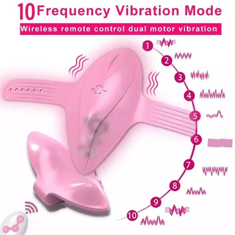 Clitoral Stimulator Wearable Panties Vibrating Women Sex Toys Butterfly Vibrator - Lovetoys wholesales shop