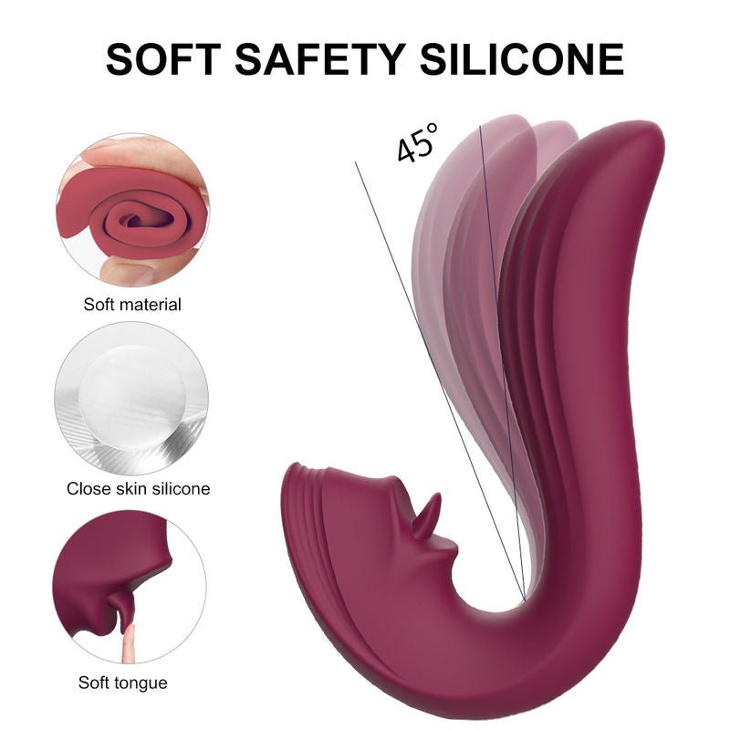 Clitoris Licking Tongue Vibrator G - spot Stimulator Women Sex Toys - Lovetoys wholesales shop