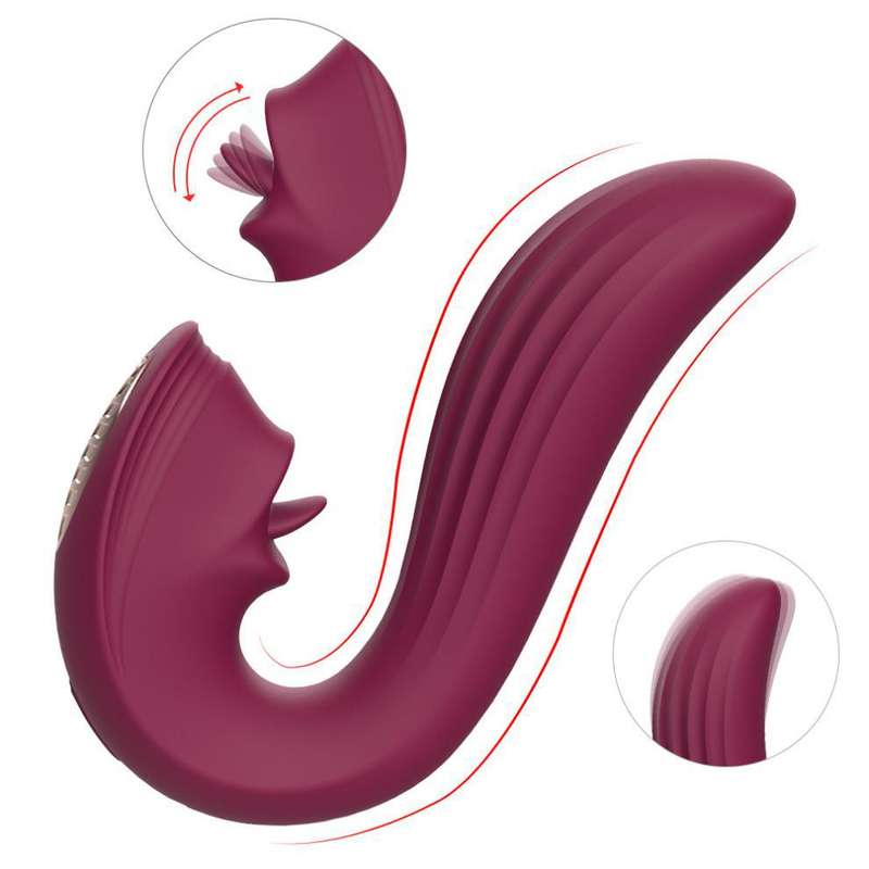Clitoris Licking Tongue Vibrator G - spot Stimulator Women Sex Toys - Lovetoys wholesales shop