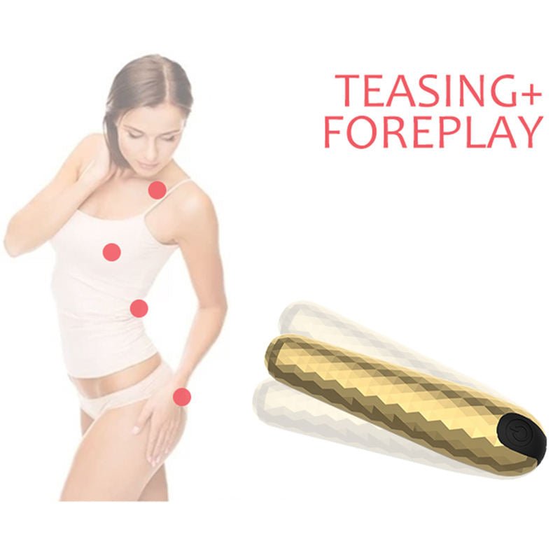 Clitoris Stimulator ABS Silicone Mini Bullet Vibrator - Lovetoys wholesales shop