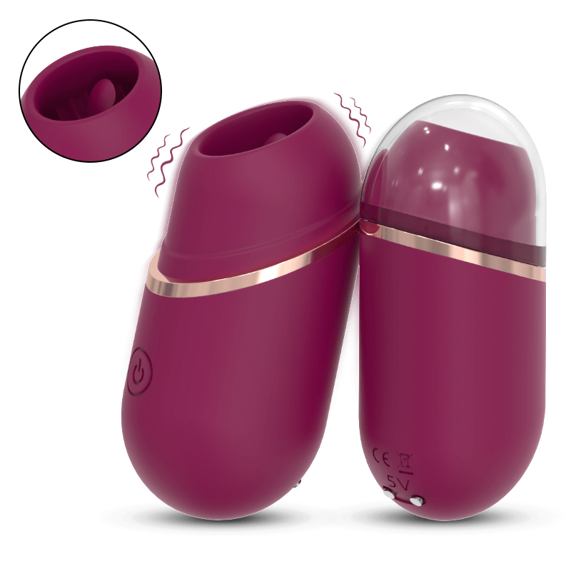 Clitoris Stimulator Vibrator Nipple Stimulator Licking Sucking Tongue Vibrator Sex Toys - Lovetoys wholesales shop