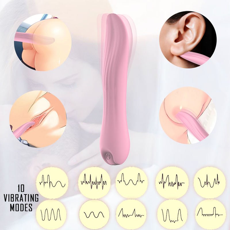 Clitoris Stimulator Vibrator Tongue Licking Sex Toy Vibrator - Lovetoys wholesales shop