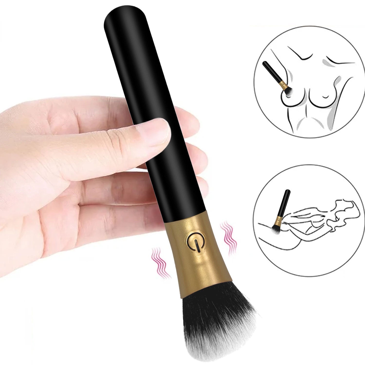 Clitoris Stimulator Women Sex Toys Makeup Brush Vibrator - Lovetoys wholesales shop