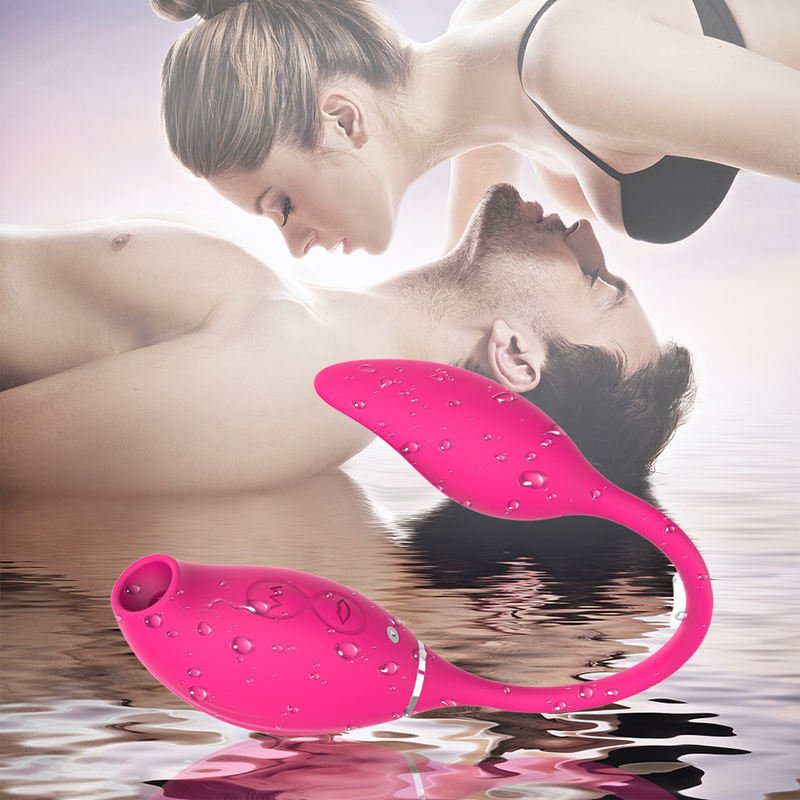 Clitoris Sucker Stimulator Vibrating Love Egg 2 in 1 Sex Toys Vibrator - Lovetoys wholesales shop
