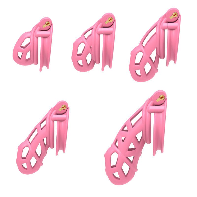 Cobra Chastity Cock Cage - Pink/Gray - Lovetoys wholesales shop