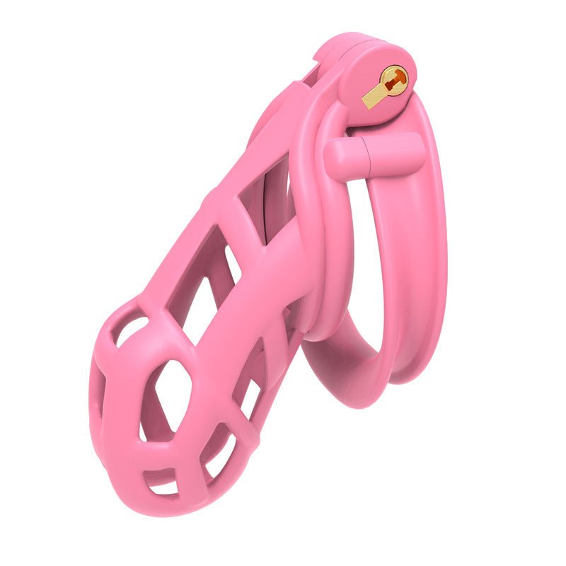 Cobra Chastity Cock Cage - Pink/Gray - Lovetoys wholesales shop