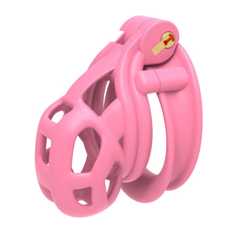 Cobra Chastity Cock Cage - Pink/Gray - Lovetoys wholesales shop