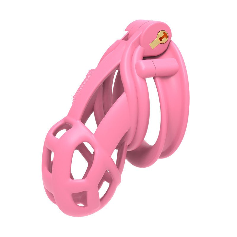 Cobra Chastity Cock Cage - Pink/Gray - Lovetoys wholesales shop
