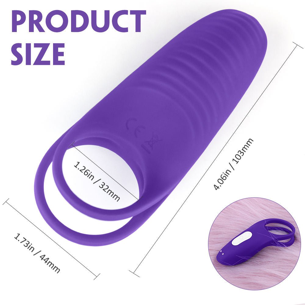 Cock Ring Couple Sex Toy Clitoral Stimulation Passion Vibrator Ring for Male - Lovetoys wholesales shop