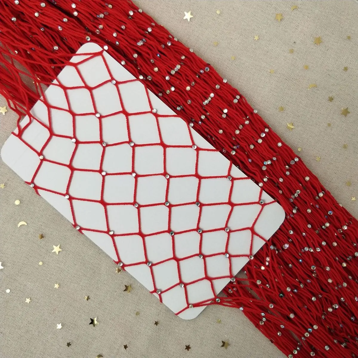 Women'S Sexy Hollow Rhinestone Fishnet Stockings