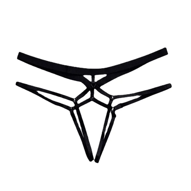 Women Sexy Solid Color Low Waist Thong
