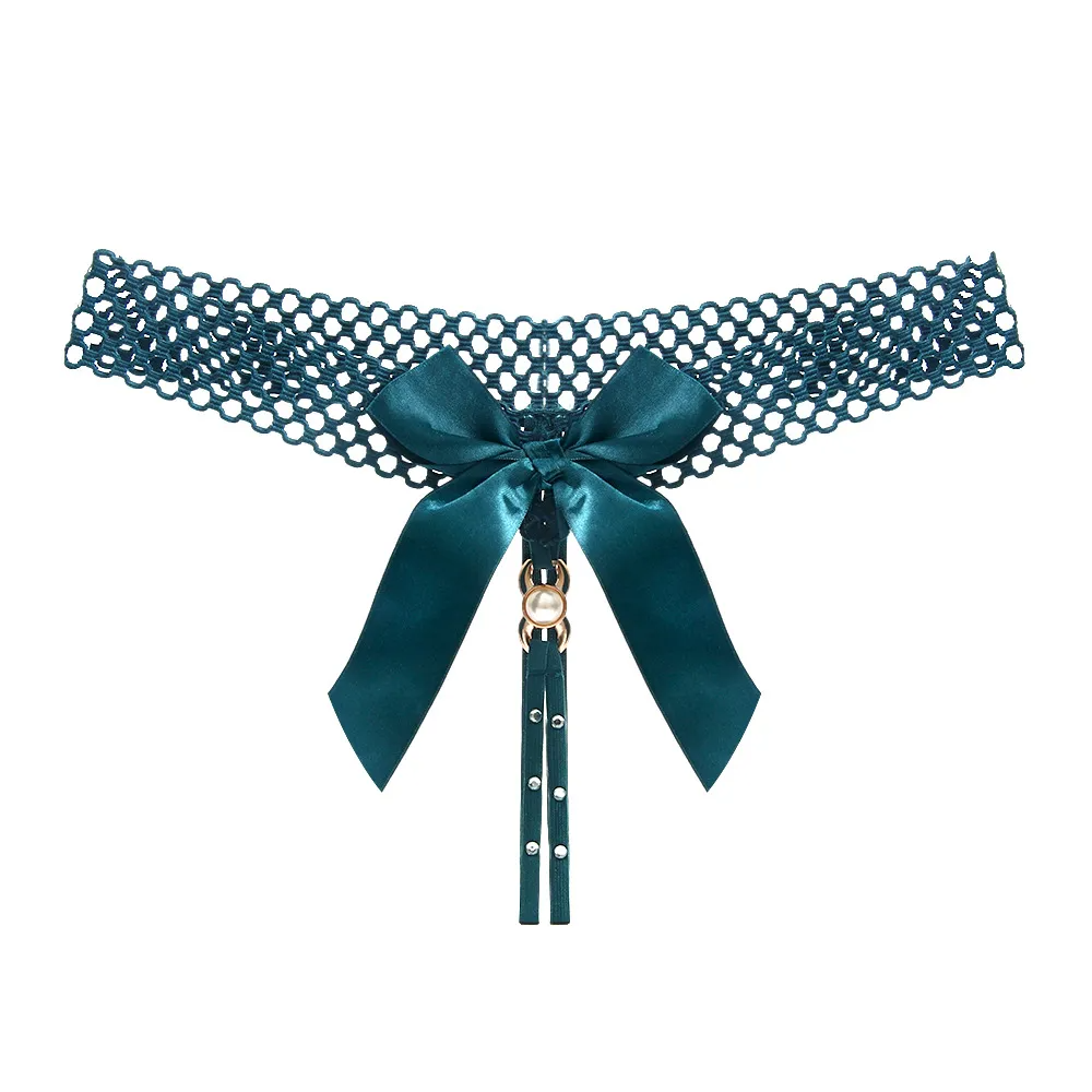 Women Sexy Bow Thongs