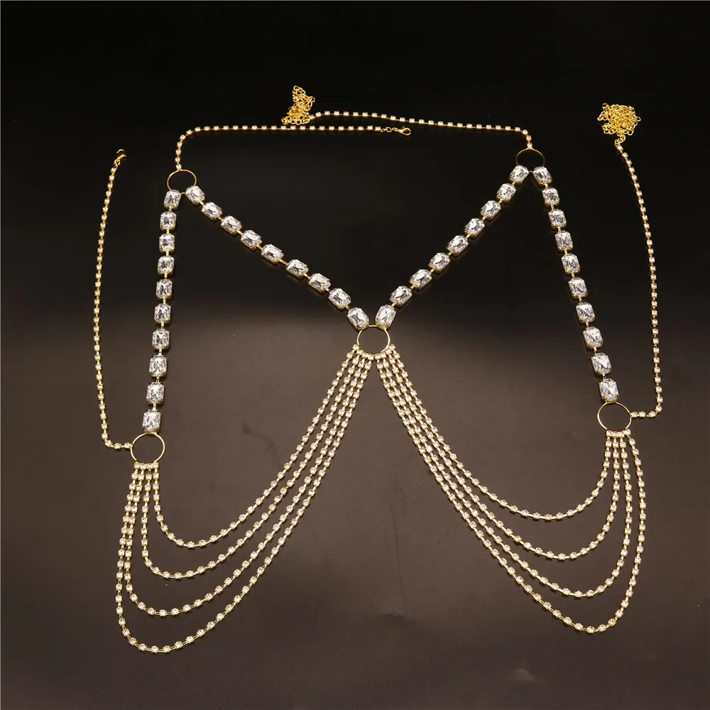Women Sex Crystal Body Chain