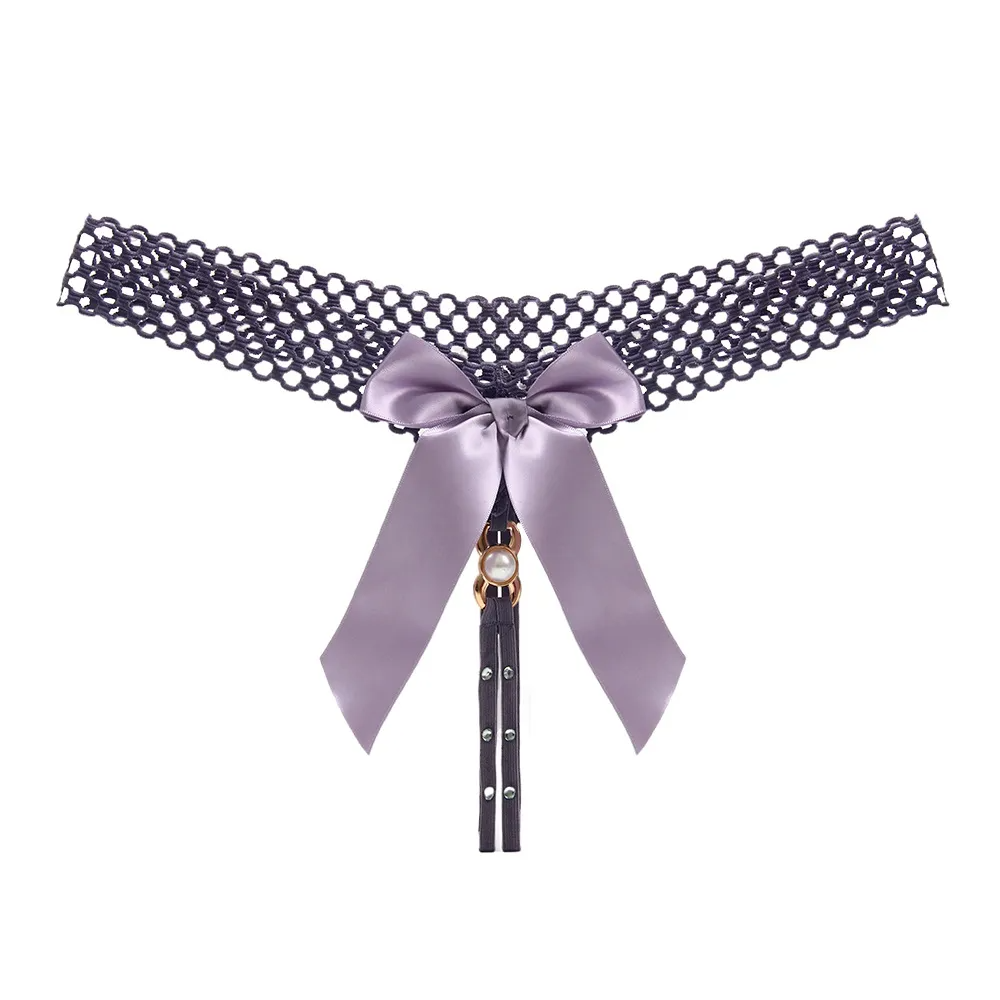 Women Sexy Bow Thongs
