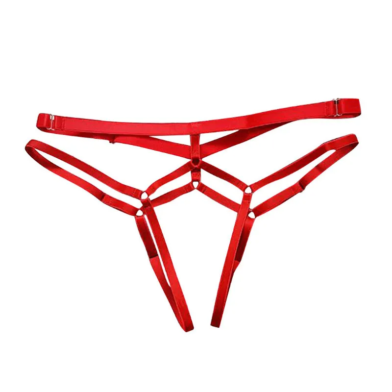 Women Sexy Solid Color Low Waist Thong