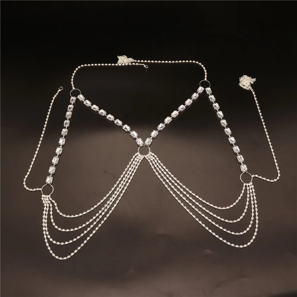 Women Sex Crystal Body Chain