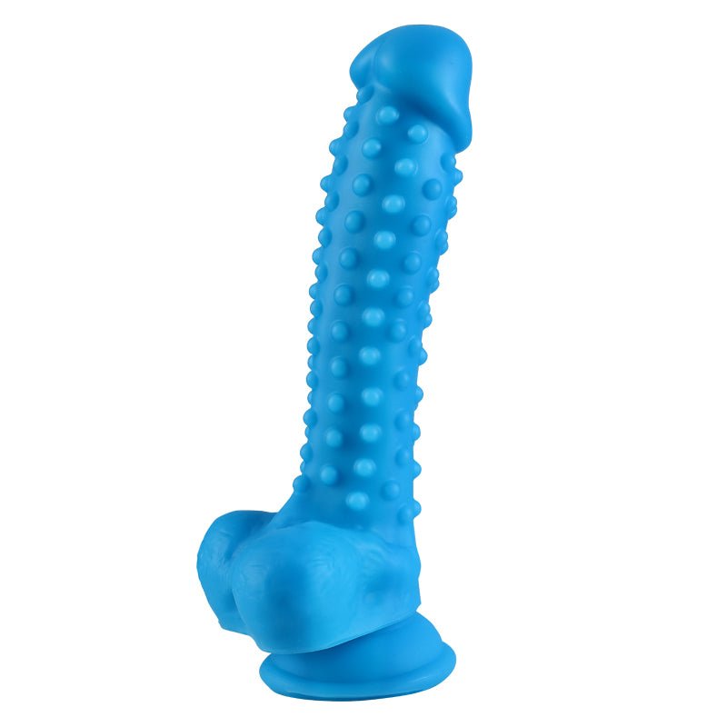 Colorful Silicone 21 cm/8.3 inch Realistic Dildo - Lovetoys wholesales shop