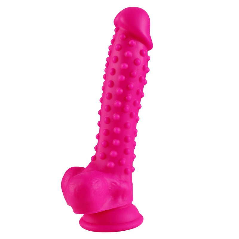Colorful Silicone 21 cm/8.3 inch Realistic Dildo - Lovetoys wholesales shop
