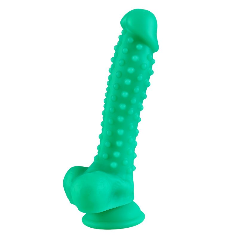 Colorful Silicone 21 cm/8.3 inch Realistic Dildo - Lovetoys wholesales shop