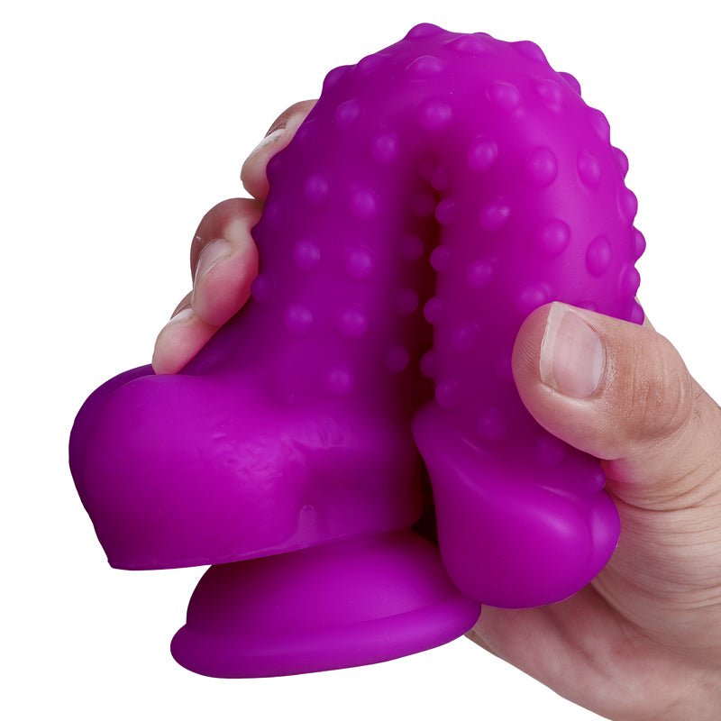 Colorful Silicone 21 cm/8.3 inch Realistic Dildo - Lovetoys wholesales shop