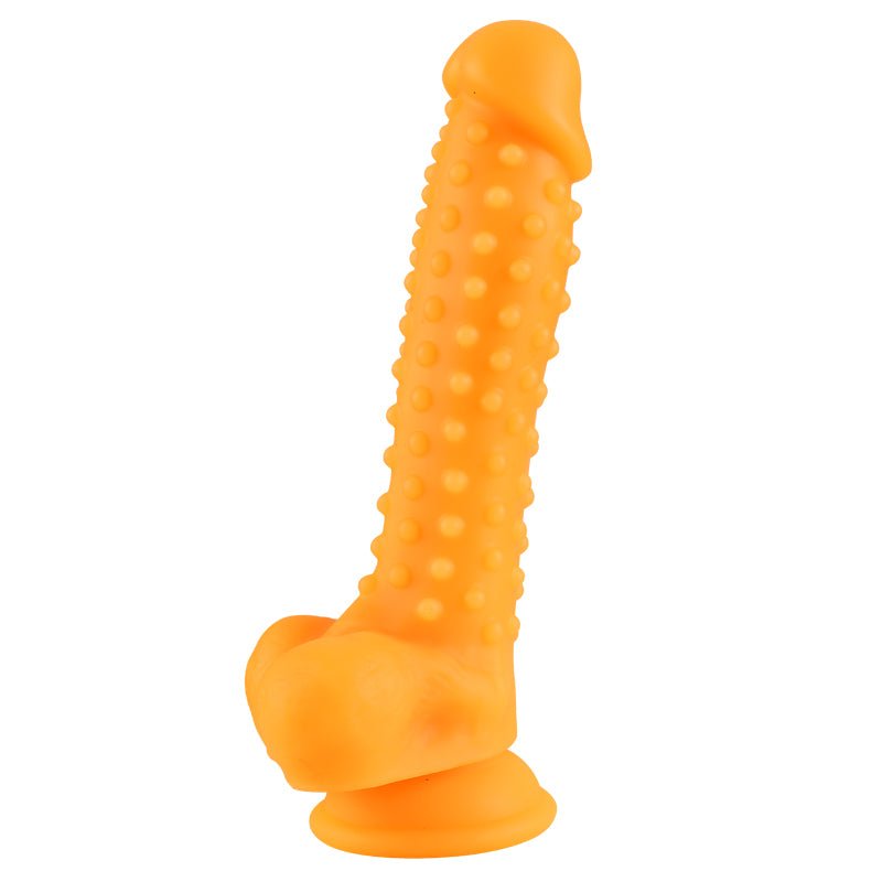 Colorful Silicone 21 cm/8.3 inch Realistic Dildo - Lovetoys wholesales shop