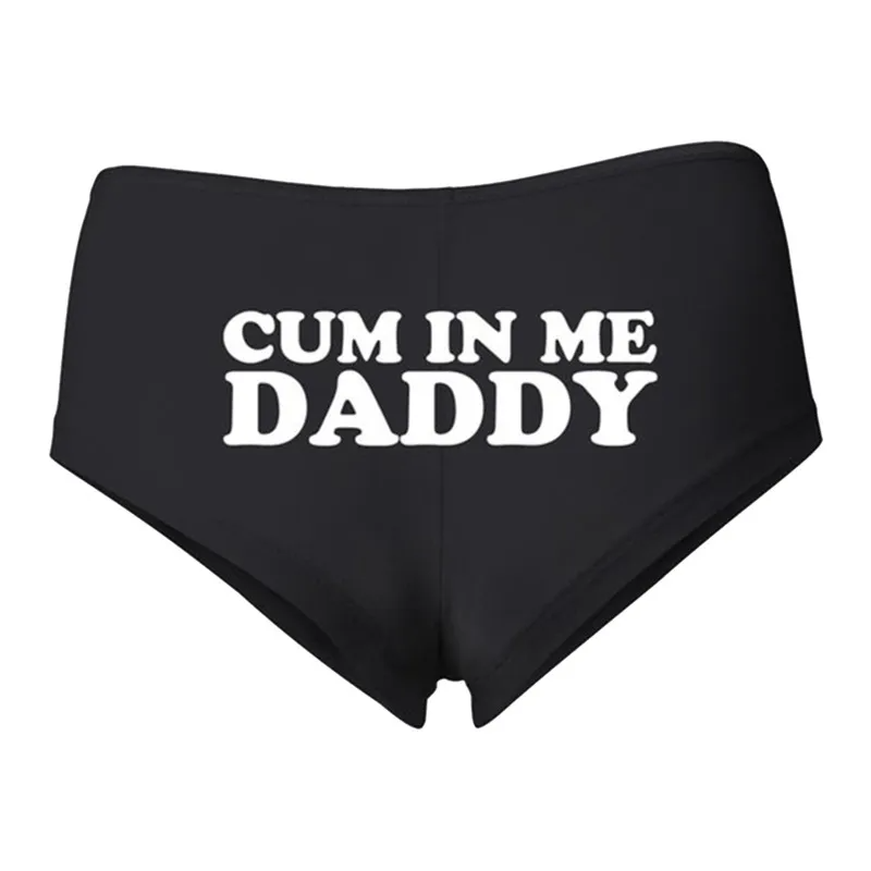 Women Sexy Letter Print Panties