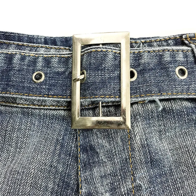 S-XL Women Sexy Low Waist Denim Raw Hem Ripped Hot Pants