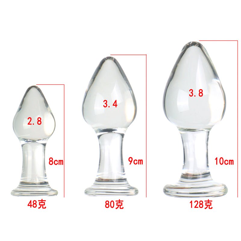 Diamond Glass Butt Plug - Lovetoys wholesales shop