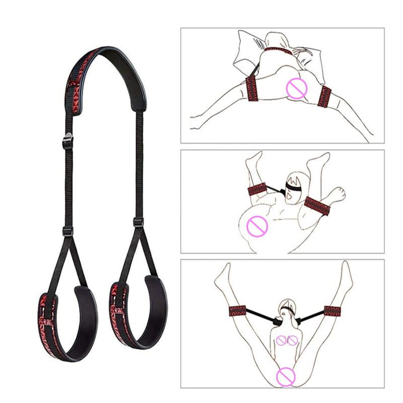 Diamond Patterned Leg Straps SM Sex Toys Japanese Bondage Rope Strap - Lovetoys wholesales shop