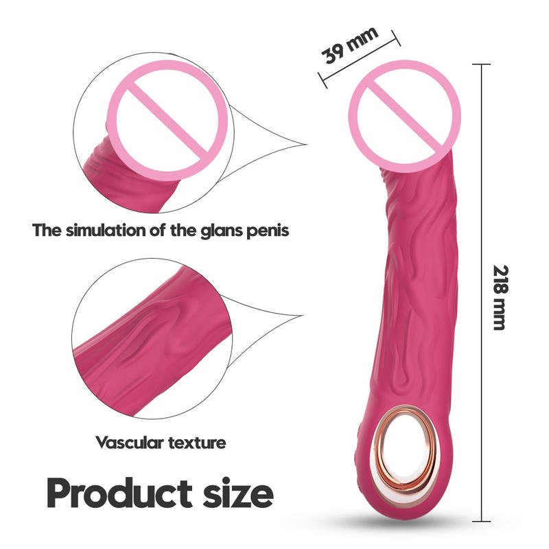 Dildo Simulation Vibrator Soft Penile Penis 10 Frequency Female Masturbation Vibrator - Lovetoys wholesales shop