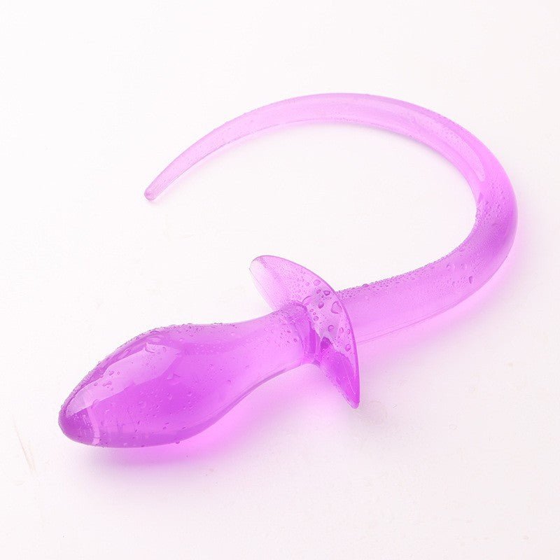 Dog Tail Silicone Butt Plug - Double Color - Lovetoys wholesales shop
