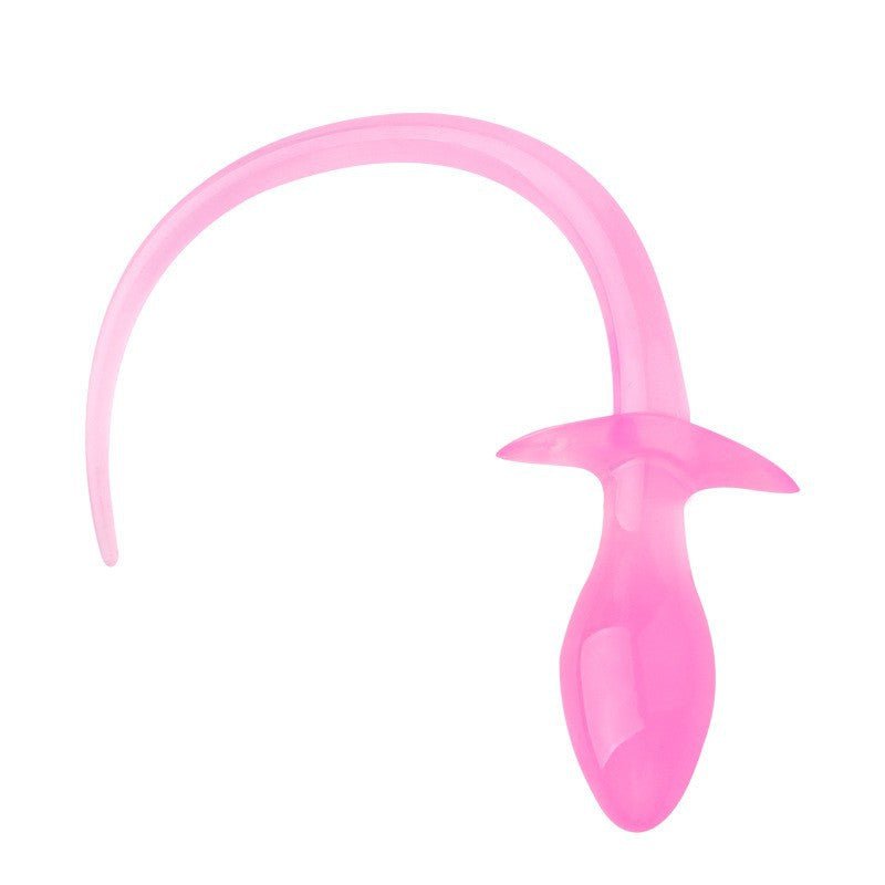 Dog Tail Silicone Butt Plug - Double Color - Lovetoys wholesales shop