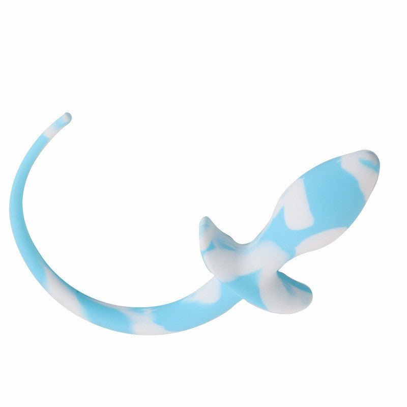 Dog Tail Silicone Butt Plug - Double Color - Lovetoys wholesales shop