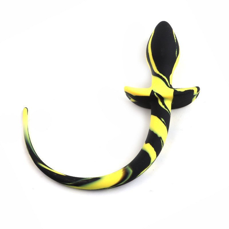 Dog Tail Silicone Butt Plug - Double Color - Lovetoys wholesales shop