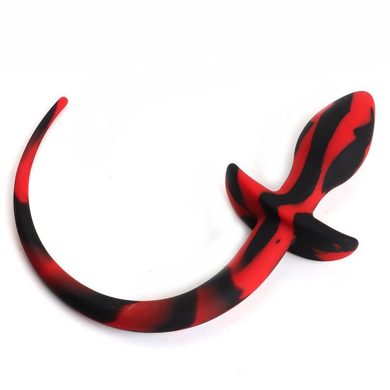 Dog Tail Silicone Butt Plug - Double Color - Lovetoys wholesales shop