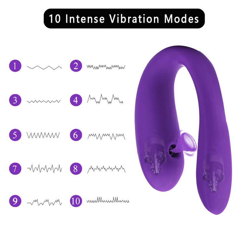 Double Auto Suck Product Adult Sex Toy Clitoral Sucker Vibrator Woman Vagina Masturbator - Lovetoys wholesales shop