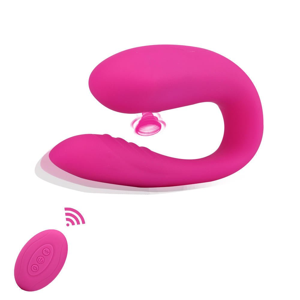 Double Auto Suck Product Adult Sex Toy Clitoral Sucker Vibrator Woman Vagina Masturbator - Lovetoys wholesales shop
