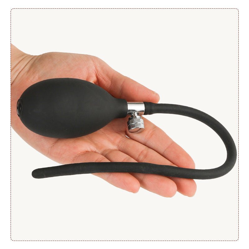 Double Ball Inflatable Penis Plug - Lovetoys wholesales shop