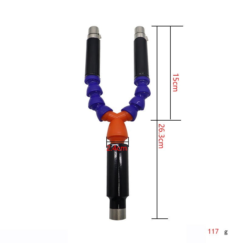 Double Bent Extender Bar For Fuck Machine - Lovetoys wholesales shop