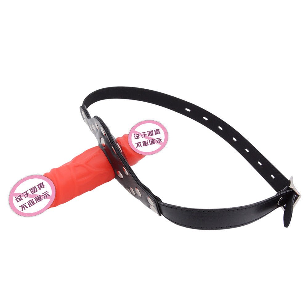 Double - Cock Dildo Penis Mouth Gag - Lovetoys wholesales shop