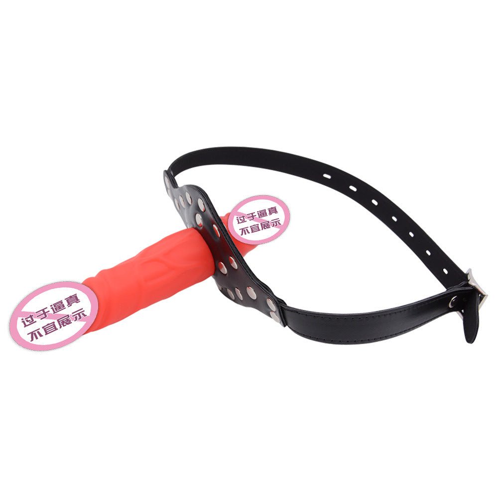 Double - Cock Dildo Penis Mouth Gag - Lovetoys wholesales shop